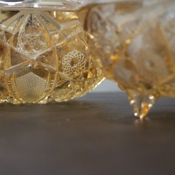 ANTIQUE!  DEPRESSION ERA GLASS BOWL SET (2PC) - Picture 6 of 8